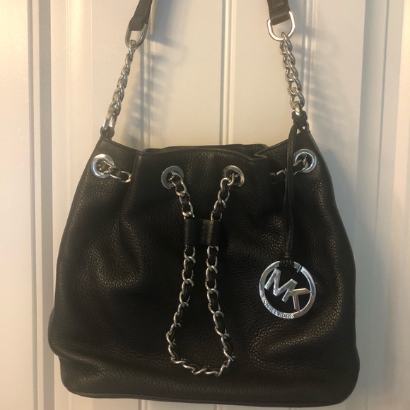 Michael Kors black leather - Picture 1 of 6